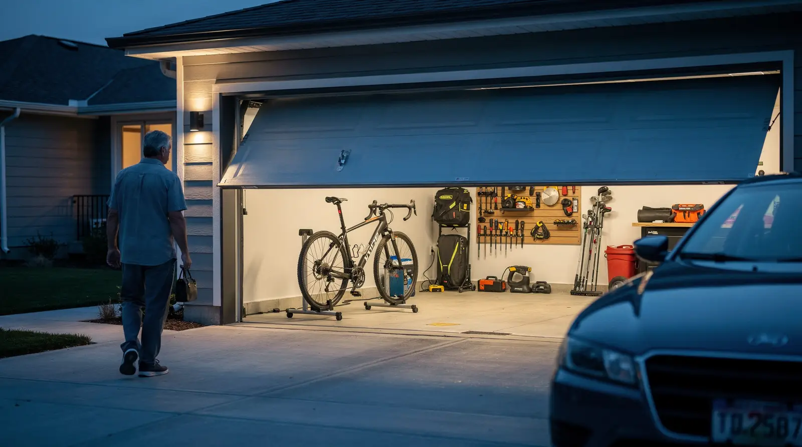 Ignoring a clicking sound from the door system allows minor issues to worsen into sudden